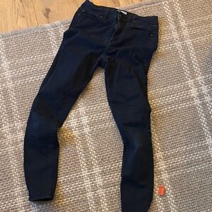 Daily Ritual Women's Skinny Jeans - Dark Blue